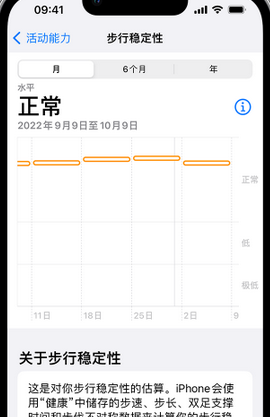 梅州iPhone手机维修如何在iPhone开启'步行稳定性通知'